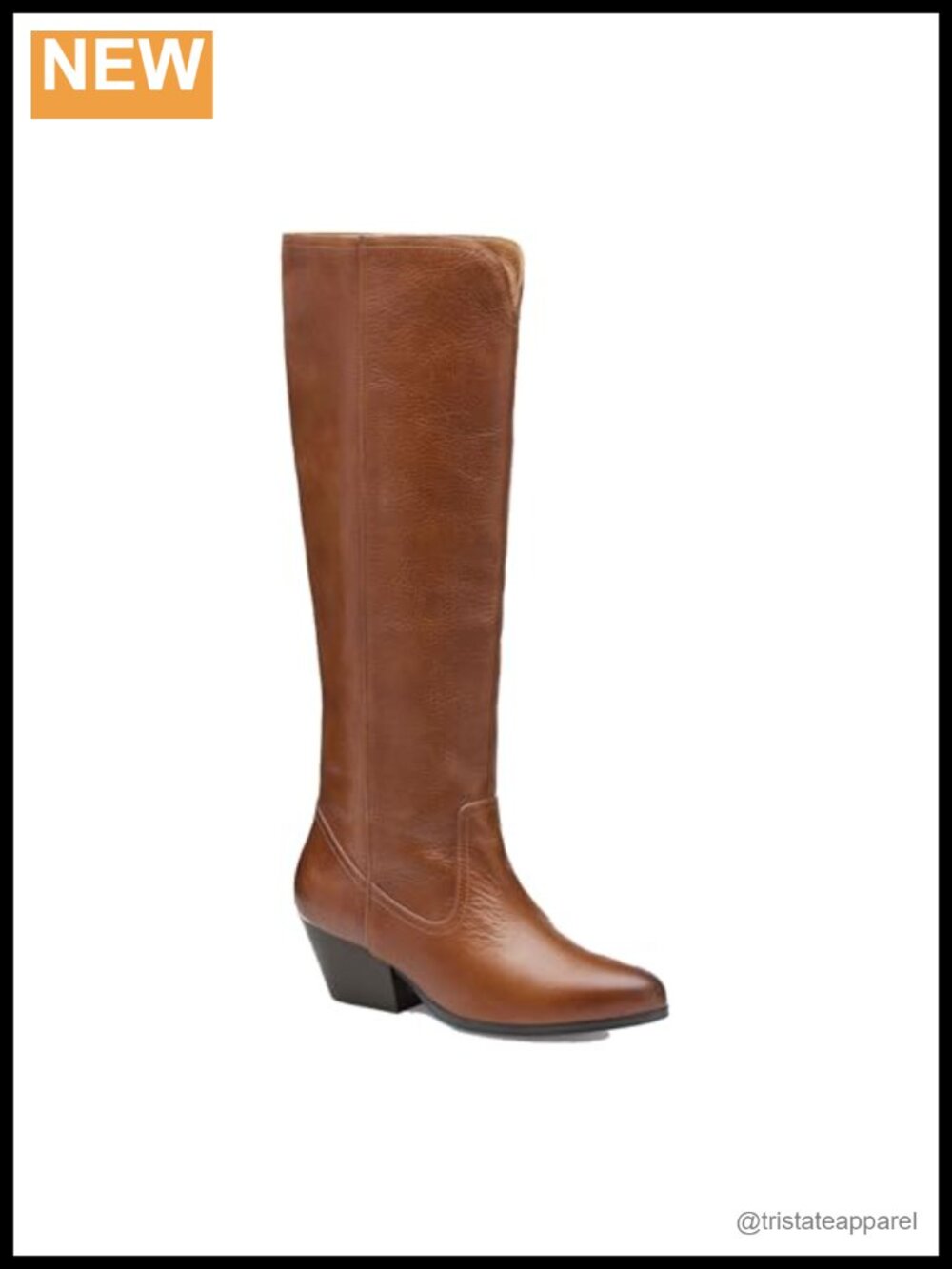 Johnston & Murphy Tristen Tall Leather Boots Women's Almond Toe Zip Ankle